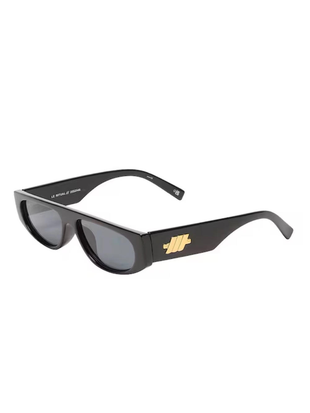 Le Specs Le Ritual in Black Smoke Sunglasses.